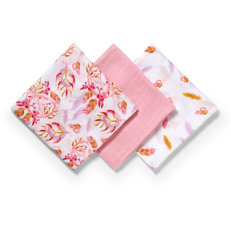 BabyOno Take Care Natural Bamboo Diapers mosható pelenkák Old Pink 3 db-Ár