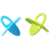 BabyOno Teether rágóka 3m+ Blue + Green 2 db-Ár