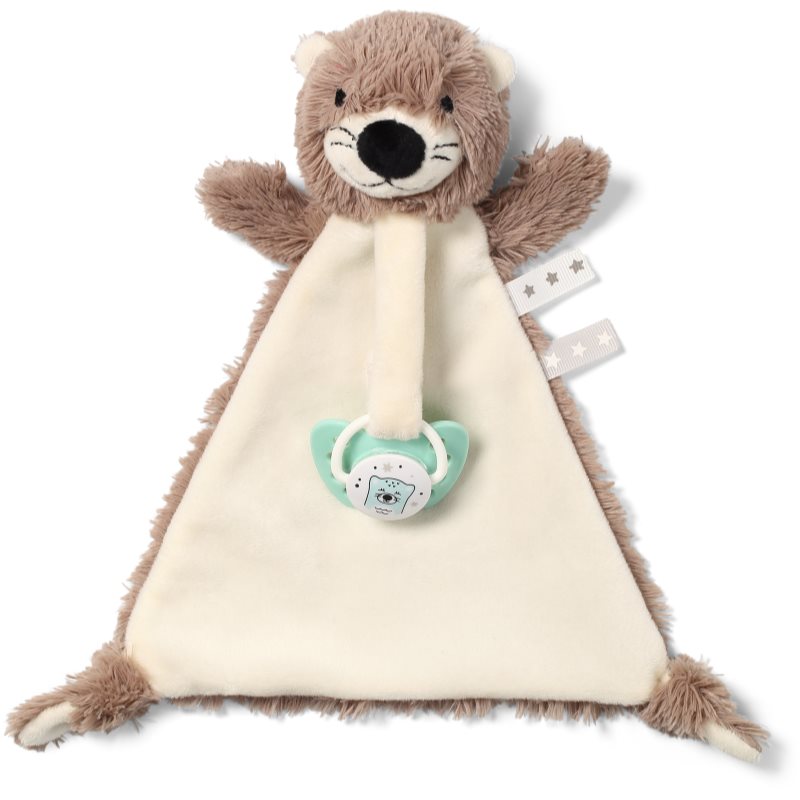 BabyOno Toy morzsolgatós szundikendő csattal Otter Maggie 1 db-Ár