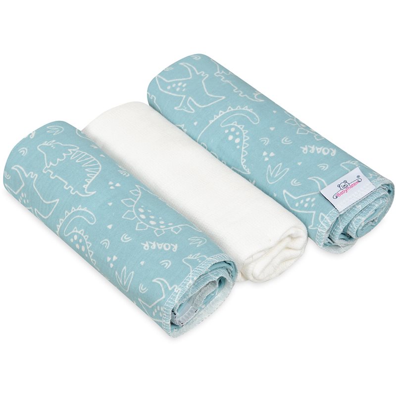Babymatex Muslin Design hab Animals 3 db