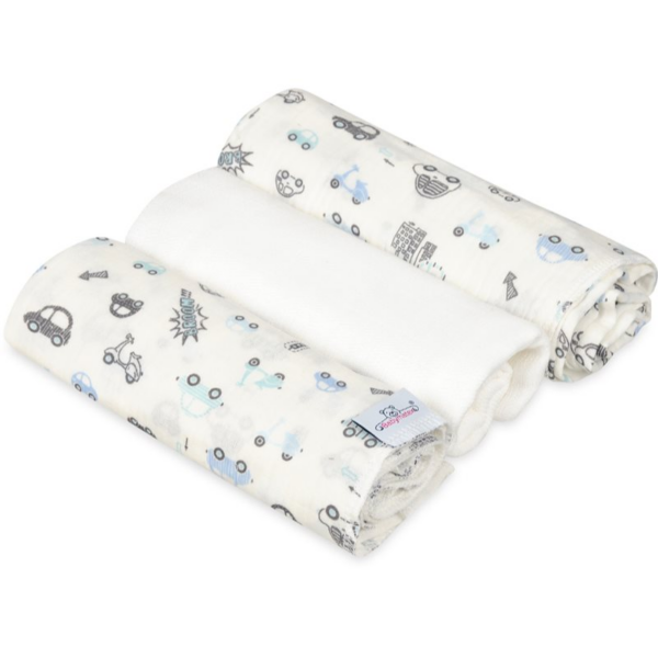 Babymatex Muslin Design hab Cars 3 db