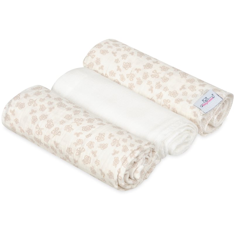 Babymatex Muslin Design hab Flowers 3 db