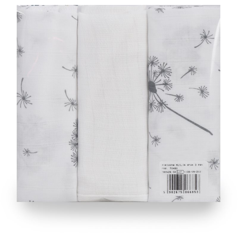 Babymatex Muslin Set mosható pelenkák Dandelion 3 db