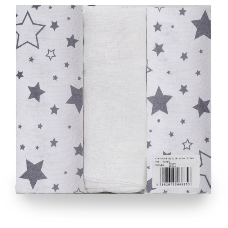 Babymatex Muslin Set mosható pelenkák Star 3 db