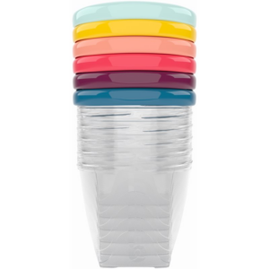 Babymoov Bowls Multicolor tálka kupakkal 6x250 ml-Ár