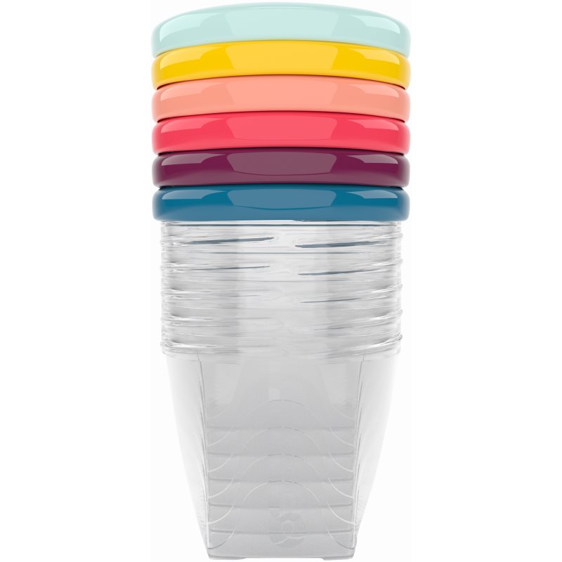Babymoov Bowls Multicolor tálka kupakkal 6x250 ml-Ár
