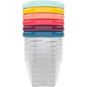 Babymoov Bowls Multicolor tálka kupakkal Color 6x180 ml-Ár