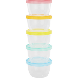 Badabulle Maxi Fun Colors tálka kupakkal 5x250 ml-Ár