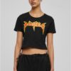Badgirls Cropped Tee Black