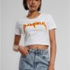 Badgirls Cropped Tee White