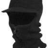 Balaclava with zipper black