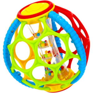 Bam-Bam Rattle Silicone Bamboo Puzzle interaktív játék csörgővel 6m+ 1 db-Ár