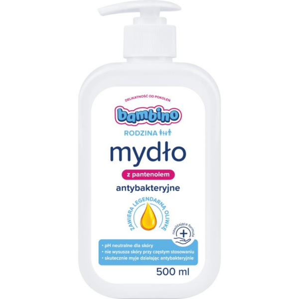 Bambino Family Antibacterial Soap folyékony kézmosó szappan Antibacterial 500 ml-Ár