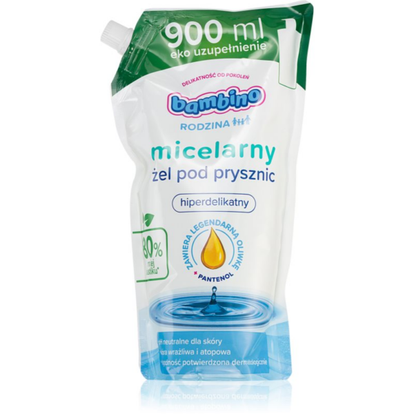 Bambino Family Refill Micellar micellás tusfürdő utántöltő 900 ml-Ár