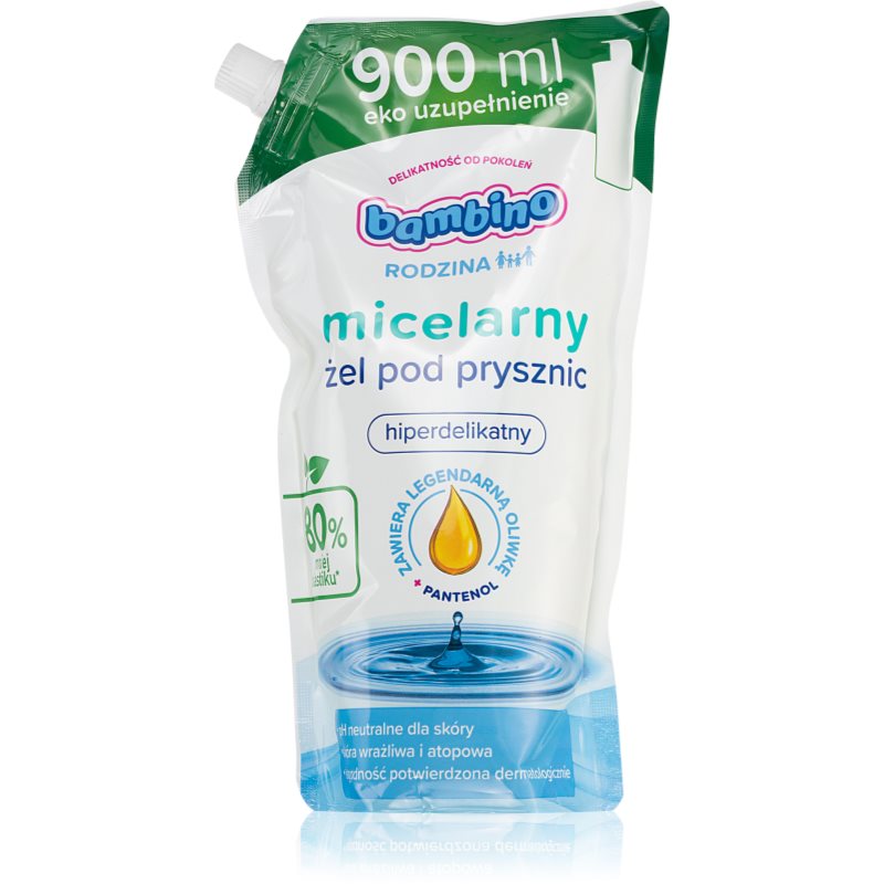 Bambino Family Refill Micellar micellás tusfürdő utántöltő 900 ml-Ár