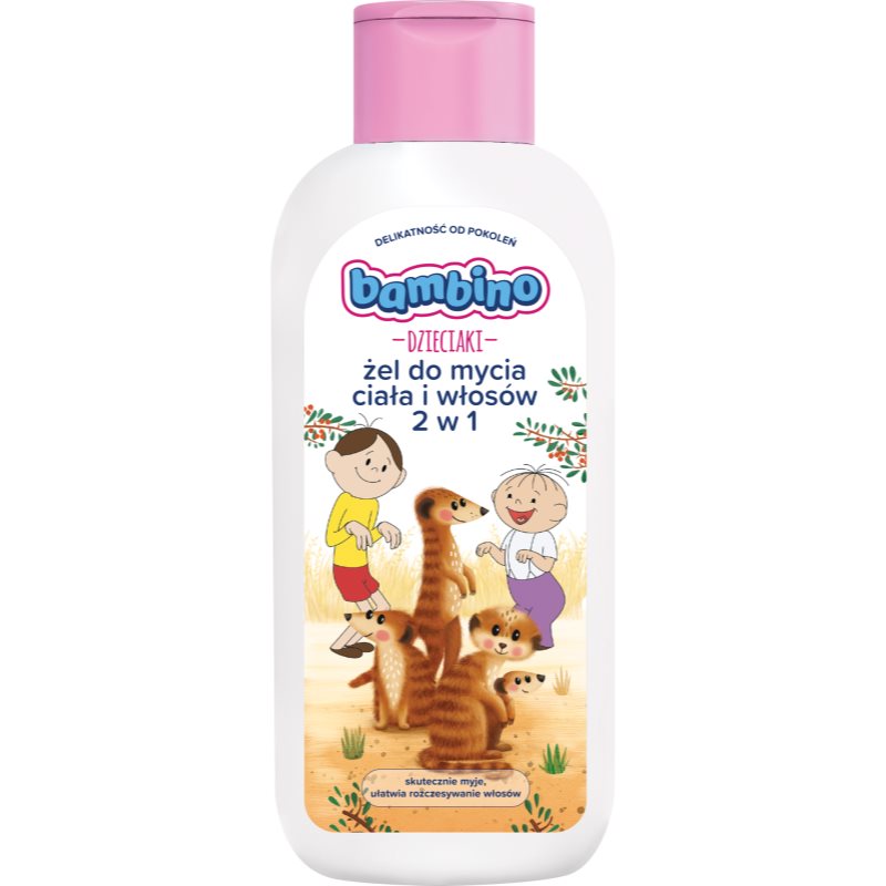 Bambino Kids Bolek and Lolek tusfürdő gél és sampon 2 in 1 Meerkat 400 ml-Ár