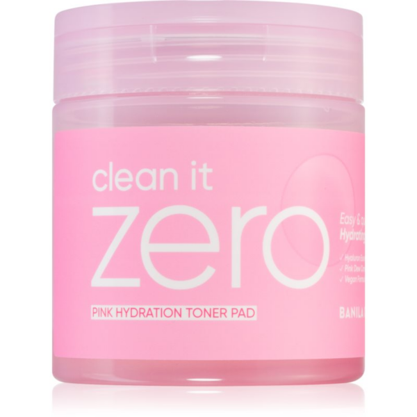 Banila Co. clean it zero Pink Hydration Toner Pad tonizáló párnák hidratáló hatással 70 db