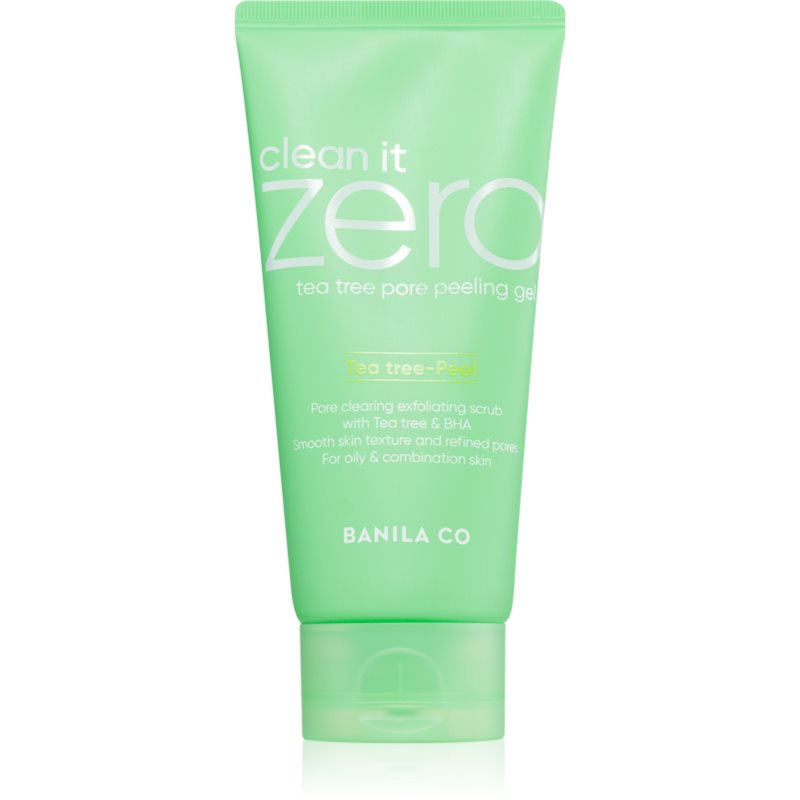 Banila Co. clean it zero Tea Tree Pore Peeling Gel kisimító peeling gél a kitágult pórusokra 120 ml-ár