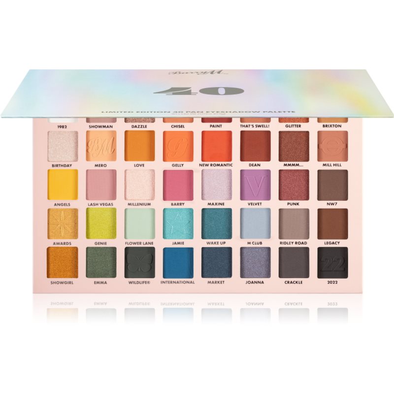 Barry M 40 Pan Palette szemhéjfesték paletta 36 g-Ár