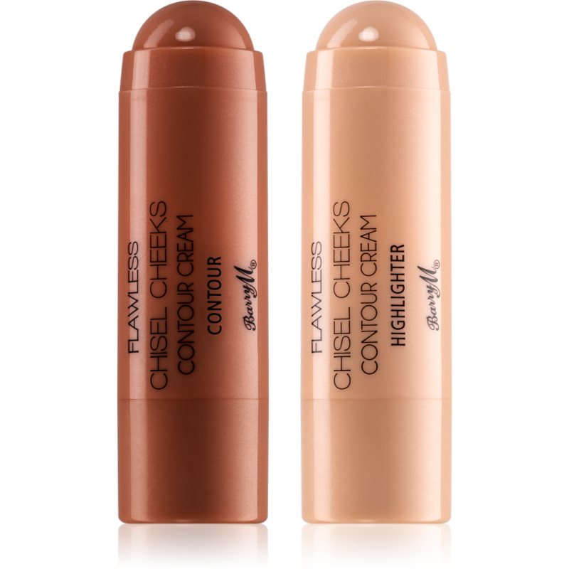 Barry M Chisel Cheeks Krémes bronzosító és highlighter stift duo balení 2x5 g-Eredeti