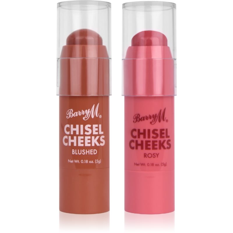 Barry M Chisel Cheeks krémes arcpirosító stift duo balení 2x5 g-ár