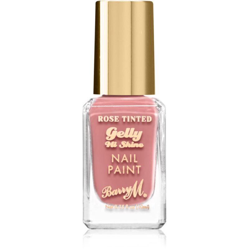 Barry M Gelly Hi Shine Rose Tinted körömlakk árnyalat Crushed 10 ml-Ár
