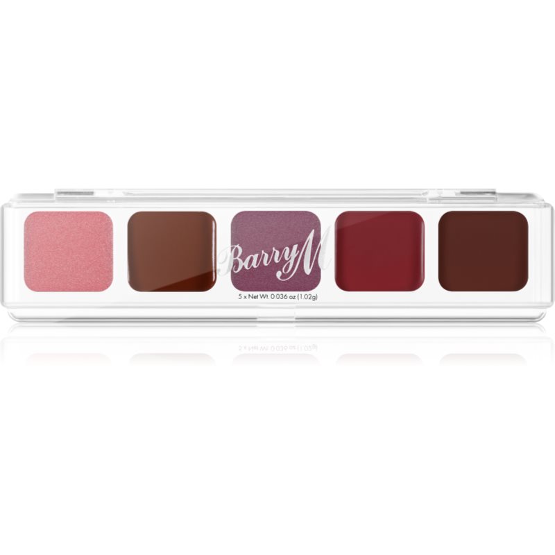 Barry M Mini Palette krémes szemhéjfesték árnyalat The Berries 5