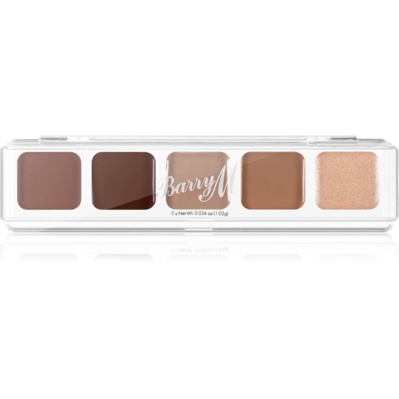 Barry M Mini Palette krémes szemhéjfesték árnyalat The Nudes 5