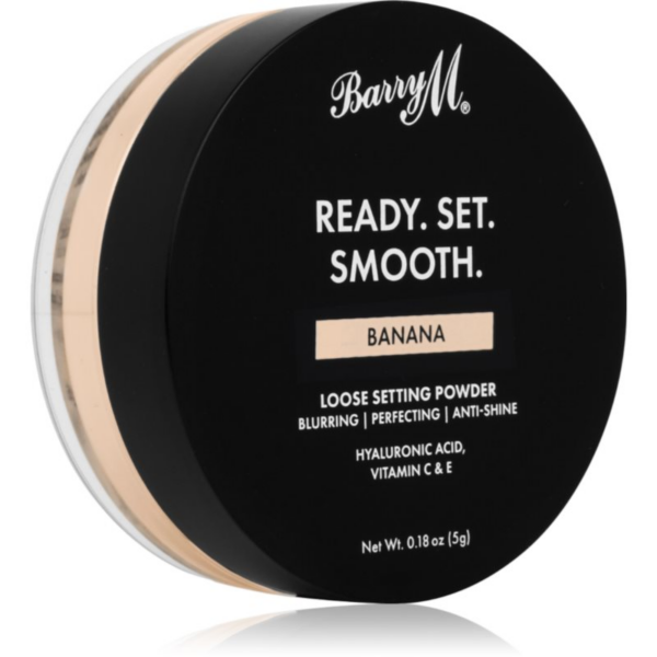 Barry M Ready Set Smooth mattító lágy púder árnyalat Banana 5 g-ár
