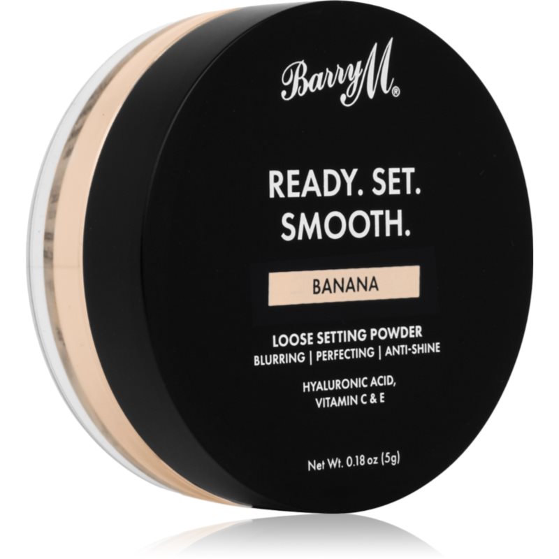 Barry M Ready Set Smooth mattító lágy púder árnyalat Banana 5 g-ár
