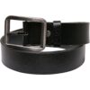 Base strap with thorn buckle made of synthetic leather black