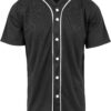 Baseball mesh jersey blk/wht