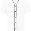 Baseball mesh jersey wht/blk