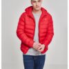 Basic Bubble Jacket Fiery Red