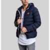 Basic Bubble Jacket nvy/wht/nvy