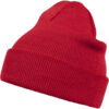 Basic Flap Beanie Red