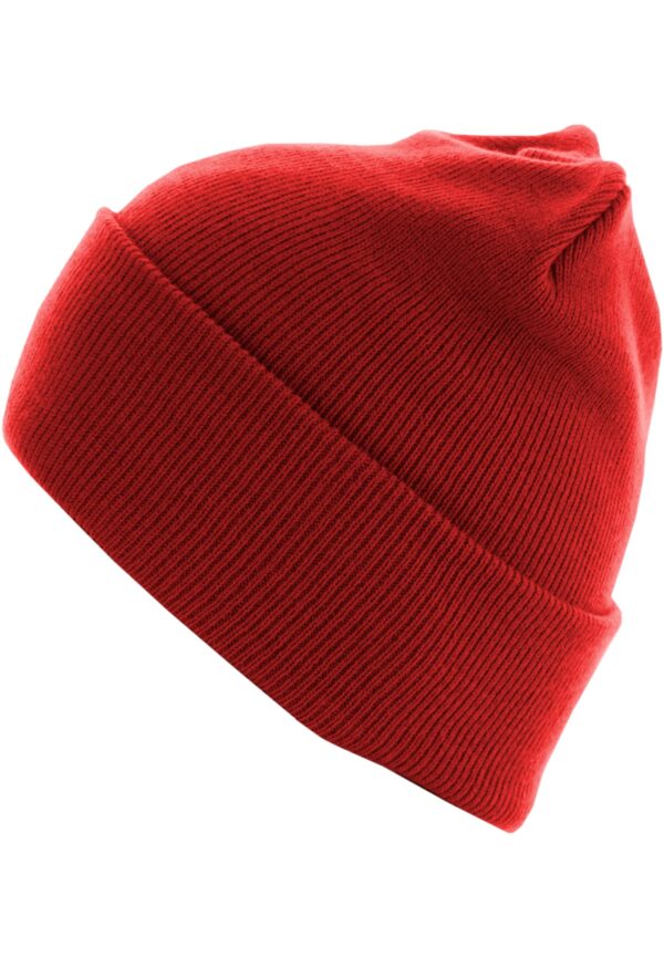 Basic Flap Long Version Beanie Red