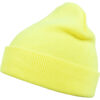 Basic Flap beanie neonyellow