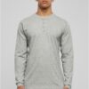 Basic T-shirt Henley L/S grey