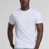 Basic T-shirt of 3 black/white/grey