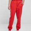 Basic sweatpants in huge red