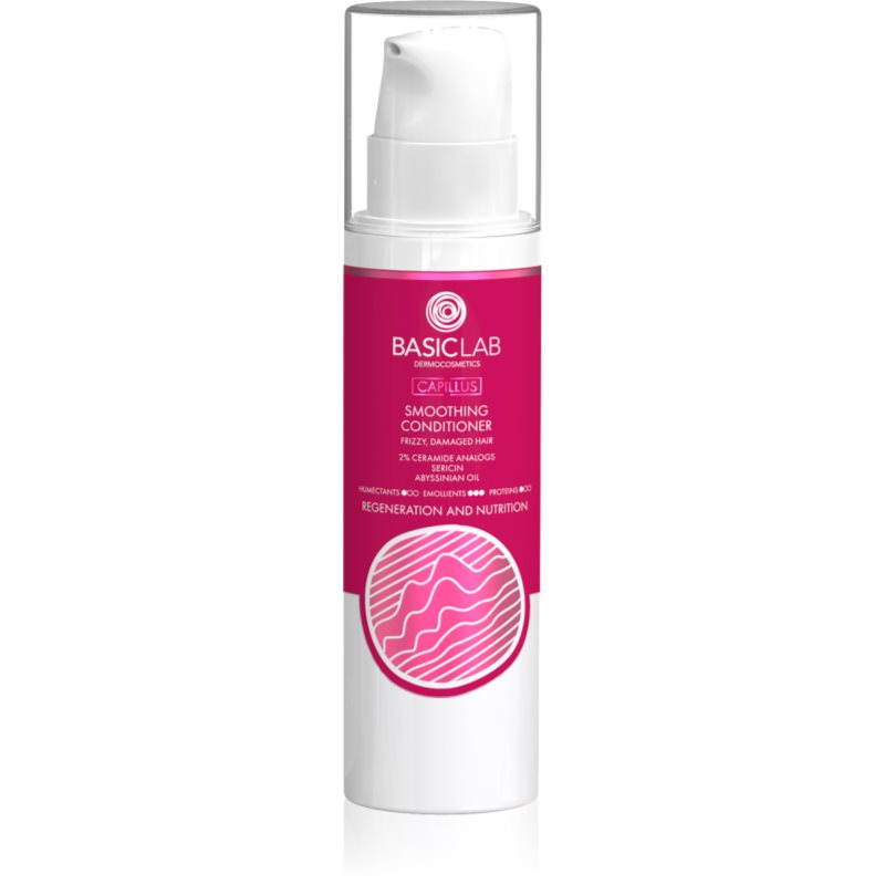 BasicLab Dermocosmetics Capillus kisimító kondicionáló a rakoncátlan és töredezett hajra 250 ml-Ár