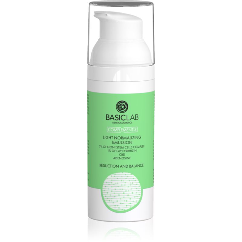 BasicLab Dermocosmetics Complementis gyengéd hidratáló emulzió zsíros és problémás bőrre 50 ml-Ár