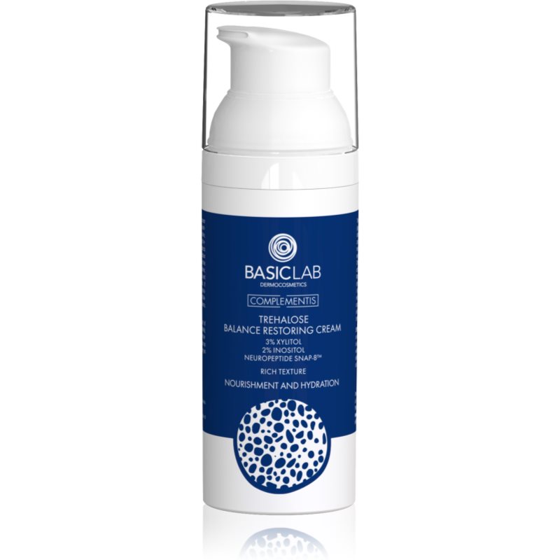 BasicLab Dermocosmetics Complementis kiegyensúlyozó hidratáló arckrém tápláló textúra 50 ml-Ár