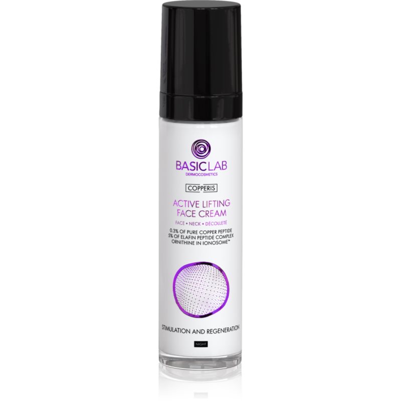 BasicLab Dermocosmetics Copperis aktív lifting krém éjszakára 50 ml