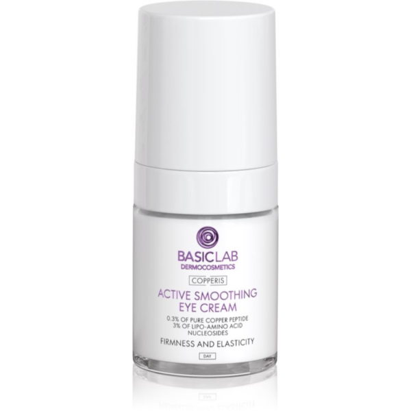 BasicLab Dermocosmetics Copperis kisimító szemkörnyékápoló gél nappal 18 ml