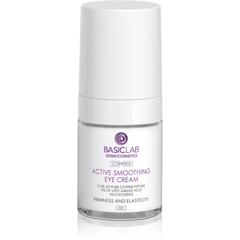 BasicLab Dermocosmetics Copperis kisimító szemkörnyékápoló gél nappal 18 ml