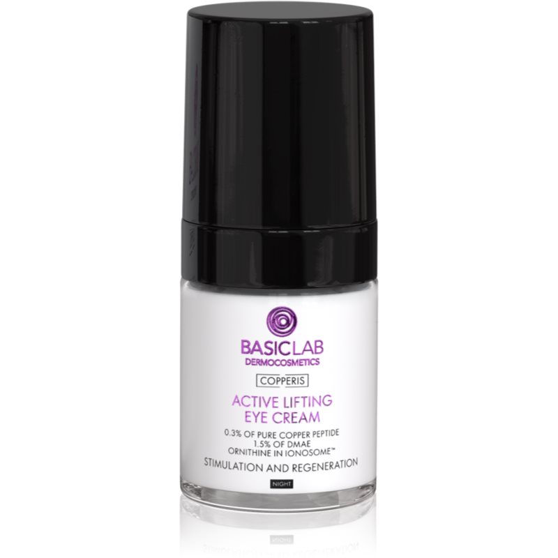 BasicLab Dermocosmetics Copperis liftinges szemkrém éjszakára 18 ml