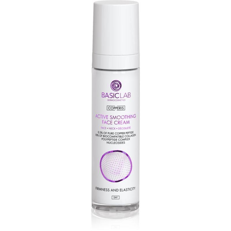 BasicLab Dermocosmetics Copperis nappali kisimító krém peptidekkel 50 ml
