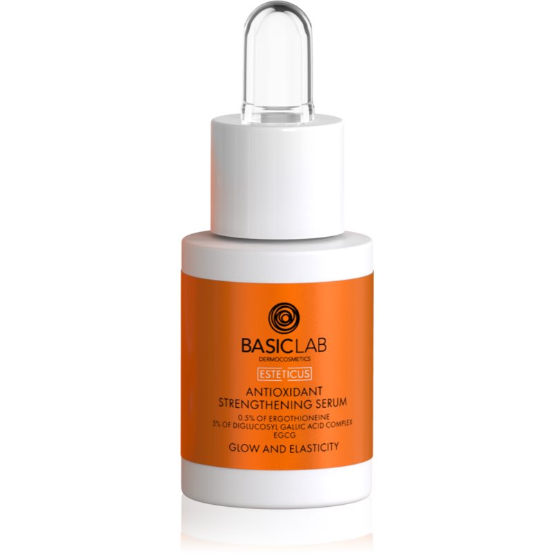 BasicLab Dermocosmetics Esteticus antioxidáns szérum a bőr rugalmasságának növelésére 15 ml